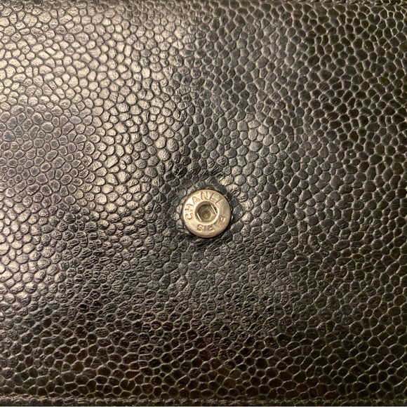 Chanel Black Caviar Timeless Wallet on Chain - Picture 11 of 15